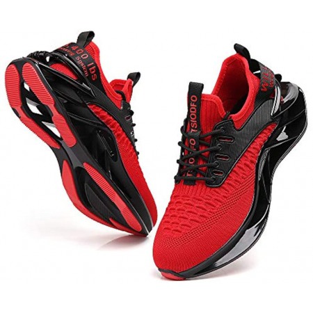 Men Sport Running Shoes Athletic Tennis Walking Sneakers Red